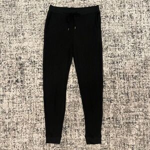 J. Crew Black Waffle Pants Loungewear